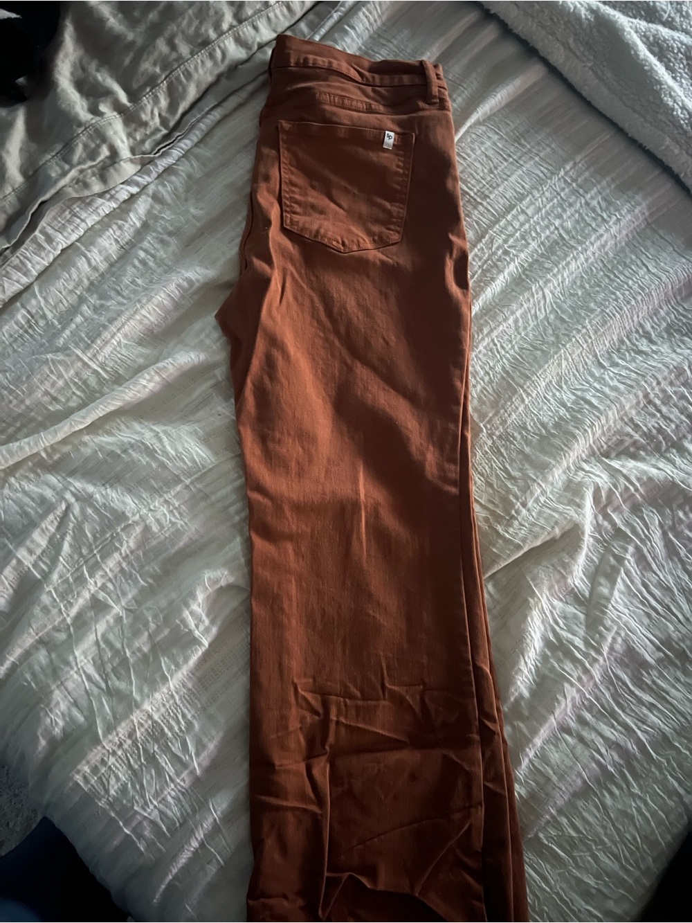 Women’s Wide-Leg Jeans in Rust by Sneak Peek - Picture 6 of 7